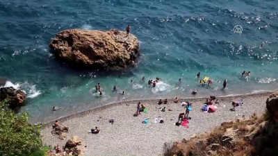 su sporlari - Akdeniz sahillerinde bayram yoğunluğu - ANTALYA/MUĞLA Videosu