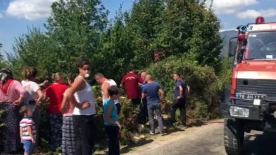 ormana -  Yenice’de bahçe yangını Videosu