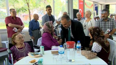 uzun omur -  Başkan Aktaş, huzurevinde gönülleri fethetti Videosu