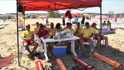 cankurtaran -  Cankurtaranlar, tatilciler için bayramda da görev başında  Videosu