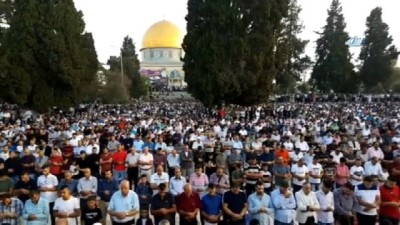 bayram namazi -  - Mescid-i Aksa'da Binlerce Müslüman Bayram Namazı Kıldı  Videosu