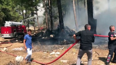 itfaiye araci - Akseki'de orman yangını (2) - ANTALYA Videosu