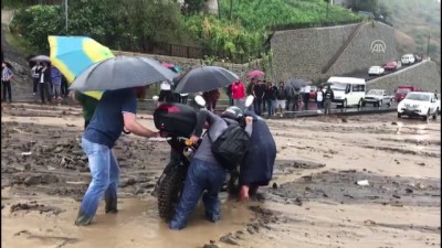 Trabzon'da heyelan (1) 
