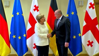 yazili aciklama - Margvelaşvili-Merkel görüşmesi - TİFLİS Videosu
