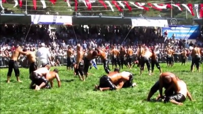yagli gures - Samsun'da 14. Kunduz Yağlı Güreşleri yapıldı Videosu