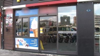 fast food -  Bağcılar'da 'Çığlık' maskeli soygun kamerada  Videosu