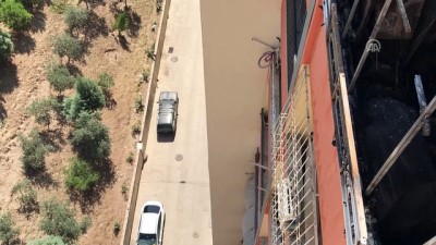 Kahramanmaraş'ta ev yangını 