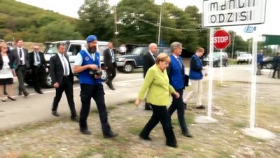  - Merkel, Gürcistan’daki işgal hattını inceledi