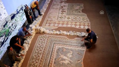 zamanda yolculuk - Yüzlerce yıllık mozaikler 'asırlık fabrikada' - ADANA  Videosu