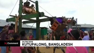 multeci kampi - Arakanlı yetimlerin mülteci kampındaki buruk bayram sevinci  Videosu