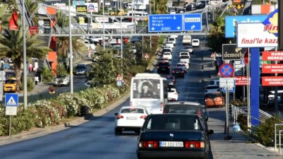 trafik yogunlugu - Güney Ege'de tatilciler dönüş yolunda - MUĞLA Videosu