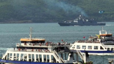 akkale -  Rus savaş gemileri Çanakkale Boğazı'ndan geçti Videosu