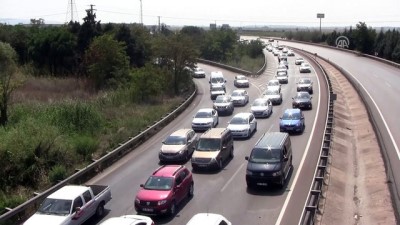 karayollari - Tatilcilerin dönüş yolculuğu sürüyor - BURSA Videosu