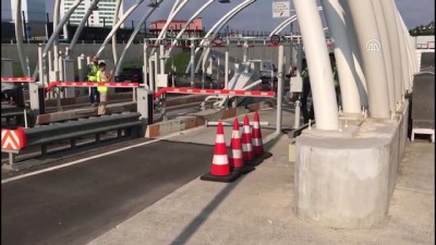 guzergah - Avrasya Tüneli girişinde trafik kazası - İSTANBUL  Videosu