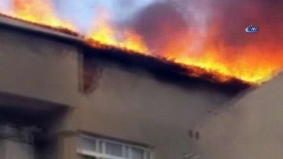 cati kati -  Esenler’de 5 katlı binanın çatı katında yangın  Videosu