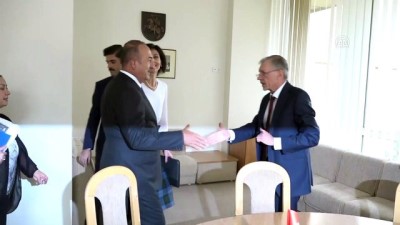 Dışişleri Bakanı Çavuşoğlu, AB İşleri Komitesi Başkanı Kirkilas ile görüştü - VİLNİUS 