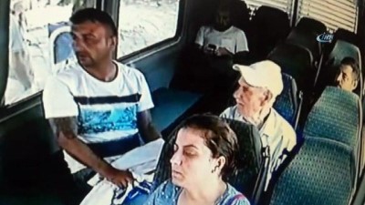 yolcu minibus -  Emeklilerin parasına göz diken şüpheli yakalandı...Hırsızlık anları kamerada  Videosu