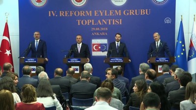 toplanti - Dışişleri Bakanı Çavuşoğlu: '' AB ile devam ettirebileceğimiz süreçler var'' - ANKARA Videosu