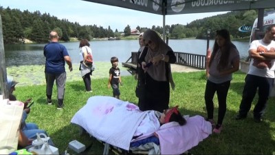 yardim kampanyasi -  Yardım meleği ALS hastası Özlem, Gölcük Tabiat Parkı’na ambulansla getirildi Videosu