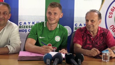 imza toreni - Çaykur Rizespor'da Brabec'e imza töreni - RİZE Videosu