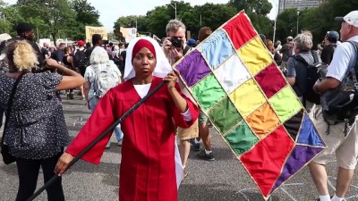 guzergah - Chicago'da artan şiddet olayları protesto edildi  Videosu