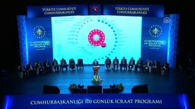 strateji - Cumhurbaşkanı Erdoğan: 'İlk 100 günde tamamlanacak proje sayısı binin üzerindedir' - ANKARA Videosu
