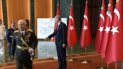 kuvvet komutanlari -  Cumhurbaşkanı Erdoğan tebrikleri kabul etti  Videosu