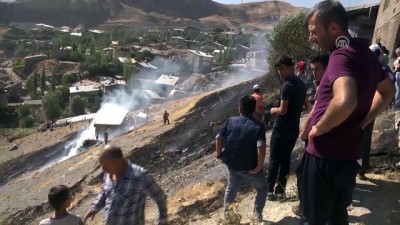 Hakkari'de yangın