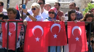 okcular -  Sivas, Yozgat ve Tokat'ta 30 Ağustos coşkusu...Okçuların gösterisi sırasında kısa süreli yangın paniği yaşandı  Videosu