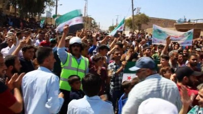  - Suriyeliler'den İdlib İçin Protesto