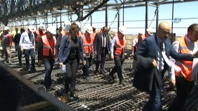 demiryolu projesi -  Bakan Turhan Ankara-Sivas YHT Hattı inşaatında incelemelerde bulundu Videosu