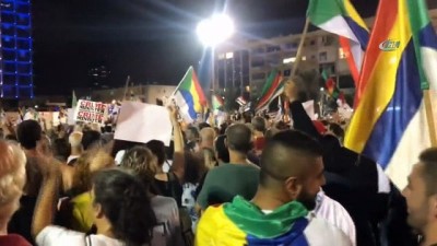 tel aviv -  - Dürziler Yahudi ulus devlet yasasını protesto etti Videosu