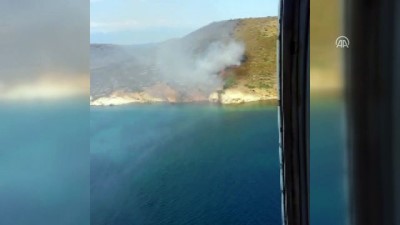 makilik alan - Maden Adası'nda yangın - BALIKESİR  Videosu