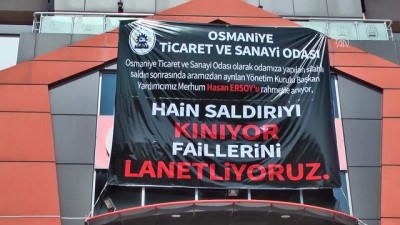 hassasiyet - Öldürülen başkan yardımcısının adı TSO'da yaşayacak - OSMANİYE Videosu