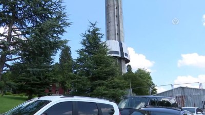 insaat alani - Cumhurbaşkanı Erdoğan, Çamlıca Kulesi'nde incelemelerde bulundu - İSTANBUL  Videosu