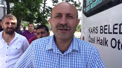 guzergah - Kars'ta dolmuş şoförlerinden kontak kapatma eylemi Videosu