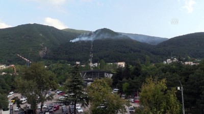 orman yangini - Uludağ'ın eteklerinde orman yangını - BURSA Videosu