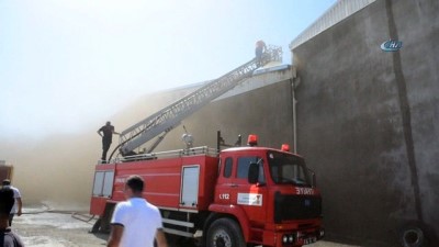 gecmis olsun -  Kahramanmaraş’ta fabrika yangını korkuttu  Videosu