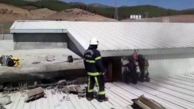 fabrika - Kahramanmaraş'ta fabrika yangını Videosu