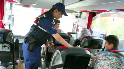 insansiz hava araci - Jandarmadan bayram öncesi trafik denetimi - ANKARA Videosu