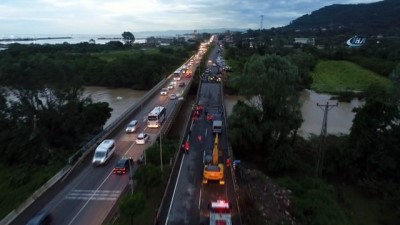 su baskini -  Ünye’deki selin gelme anı kamerada  Videosu