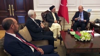  İçişleri Bakanı Soylu Balkhi'yi kabul etti