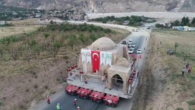 Ilısu Barajı'ndan etkilenen tarihi zaviyenin taşınması - Drone - (2) - BATMAN 