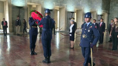 Japonya Prensesi Mikasa Anıtkabir'i ziyaret etti 