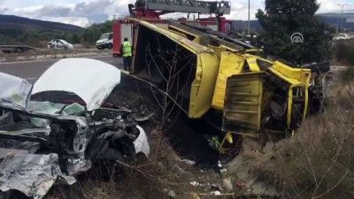 caga - Trafik kazası: 1 ölü, 3 yaralı - BOLU  Videosu