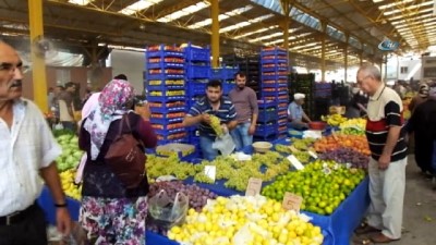 pazar esnafi -  Balıkesir’de pazar esnafına fıskiyeli vantilatörlü serinlik  Videosu