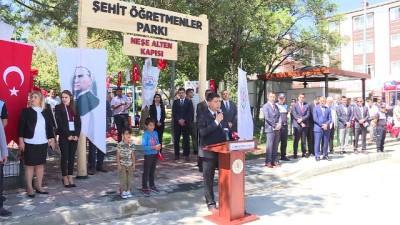 Başkentte 'Şehit Öğretmenler Parkı' açıldı - ANKARA