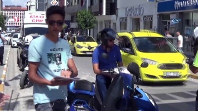 emniyet kemeri -  Polisten egzos ve kask uygulaması  Videosu