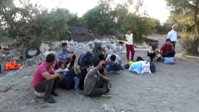akkale - 42 düzensiz göçmen yakalandı - ÇANAKKALE  Videosu