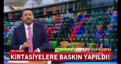 Kırtasiyelere şok baskın